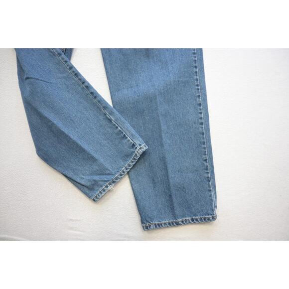 Levi's 550 Relaxed Fit Straight Blue Denim Jeans Rugged Mens Sz 42 x 30 - Picture 4 of 8